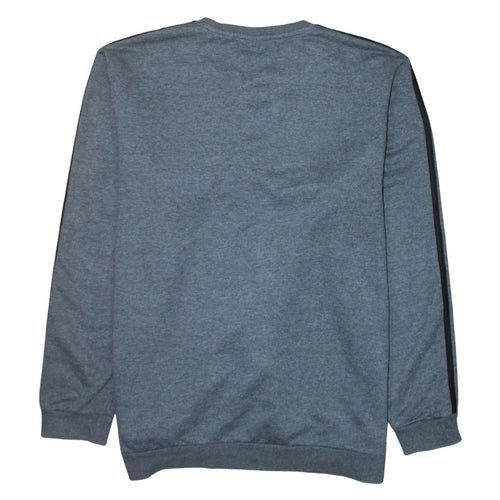 Adidas Men's Grey 2XL Pullover Crew Neck Fleece Sweatshirt