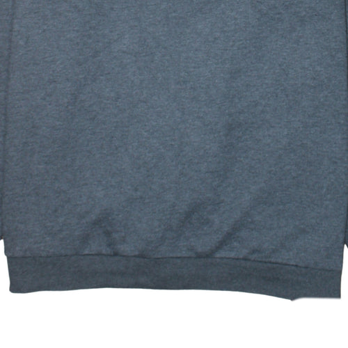 Adidas Men's Grey 2XL Pullover Crew Neck Fleece Sweatshirt