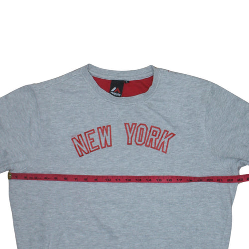 Majestic Athletic Men’s Grey New York Sweatshirt Large