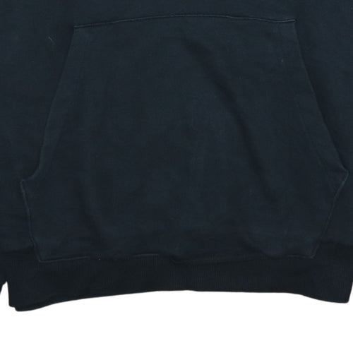 Puma Men's Black Pullover Hoodie S Logo Graphic Sportswear