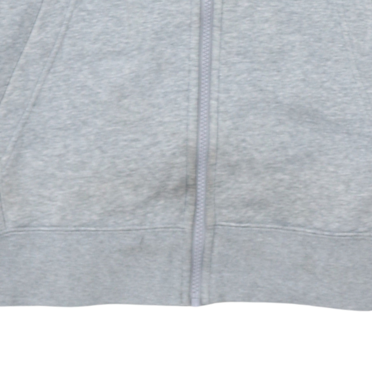 Nike Men's Grey Full Zip Hoodie Fleece Size S