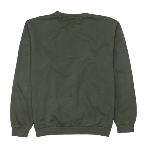 Puma Men’s Green XL Crew Neck Graphic Logo Sweatshirt