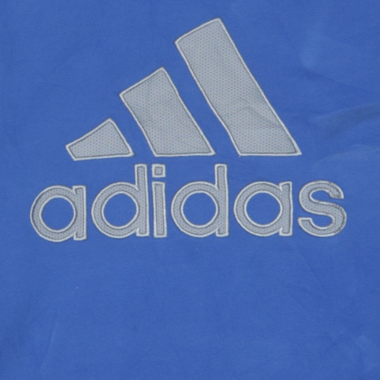 Adidas Men's Blue Medium Pullover Logo Hoodie Sweatshirt