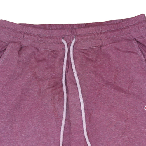 Champion Women’s Pink Jogger Sweatpants Small Drawstring Logo Stripe