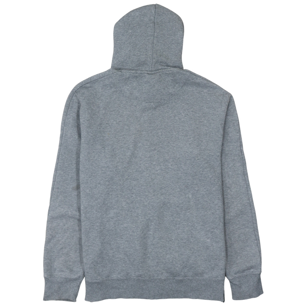 Puma Men's Grey Pullover Hoodie L Graphic Logo Fleece Sportswear