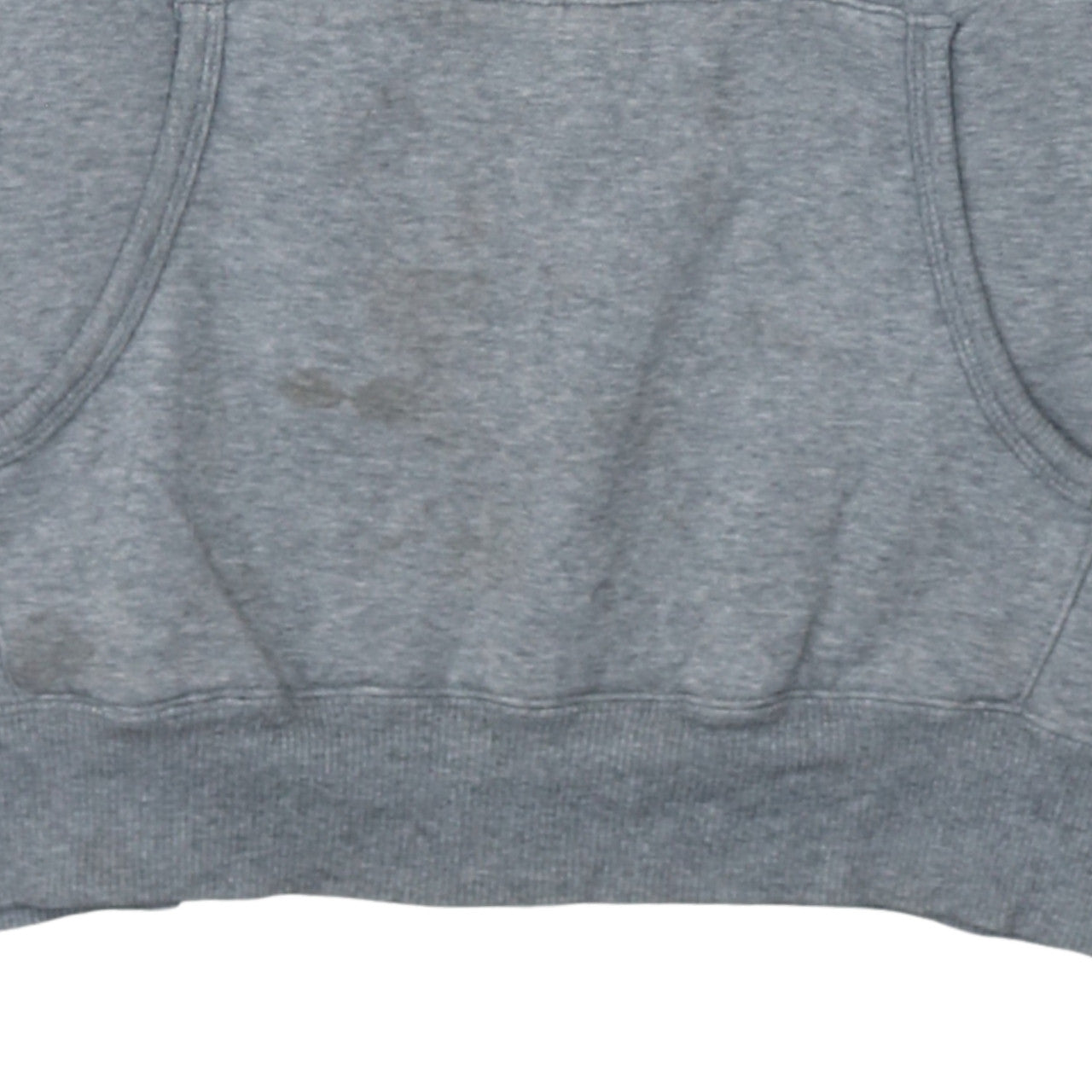 Puma Men's Grey Pullover Hoodie L Graphic Logo Fleece Sportswear