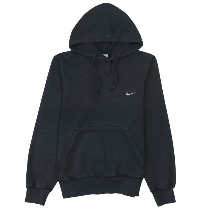 Nike Boys Black Pullover Hoodie Small Cotton Fleece Sportswear