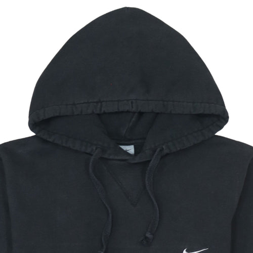 Nike Boys Black Pullover Hoodie Small Cotton Fleece Sportswear