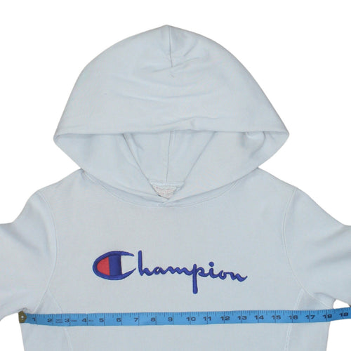 Champion Women White Medium Reverse Weave Pullover Hoodie