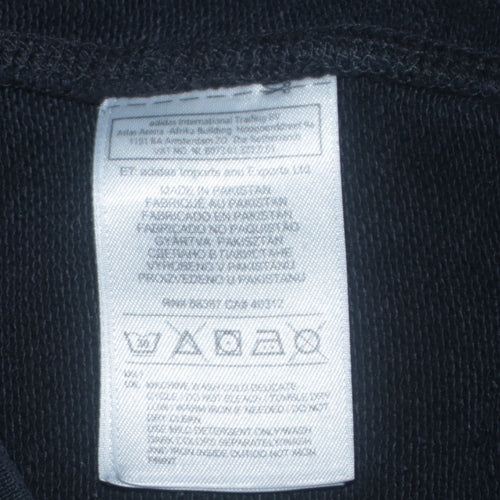 Adidas Originals Men's Black Crew Neck Graphic Sweatshirt Size S