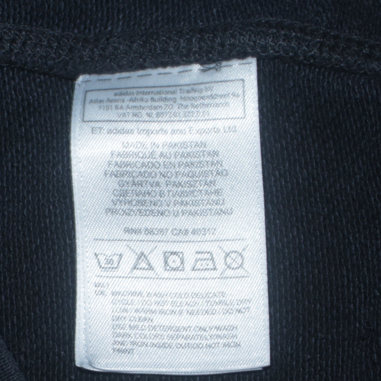 Adidas Originals Men's Black Crew Neck Graphic Sweatshirt Size S