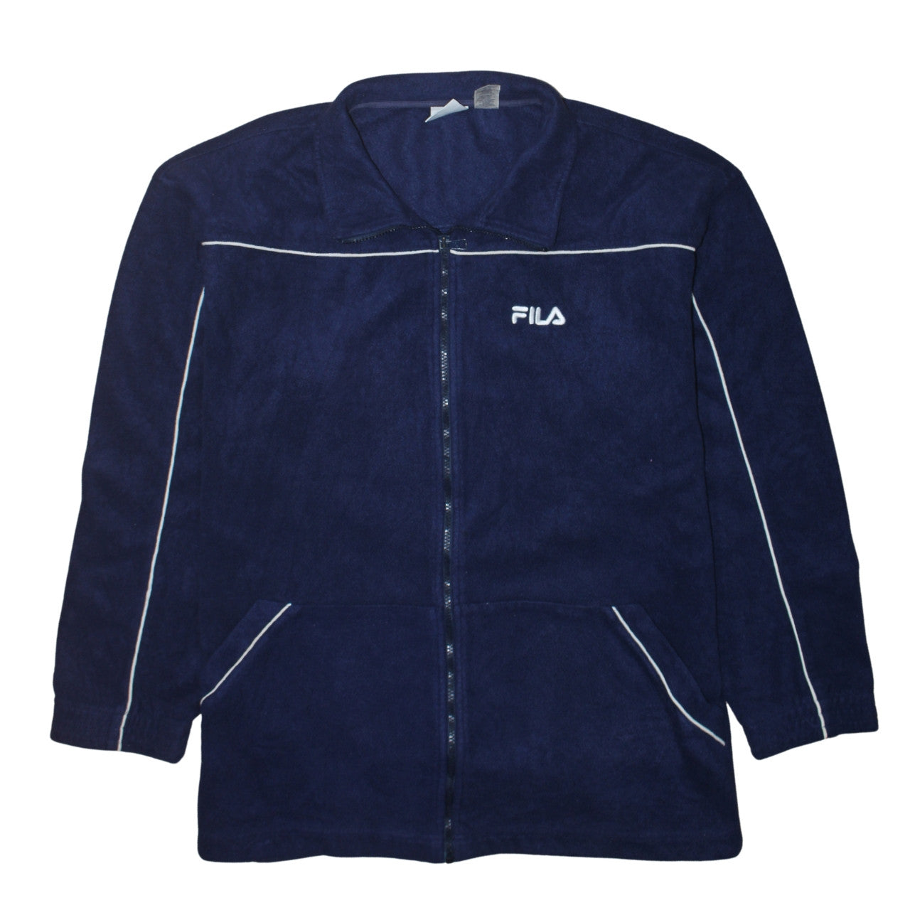 FILA Mens Blue XL Fleece Full Zip Sports Jacket