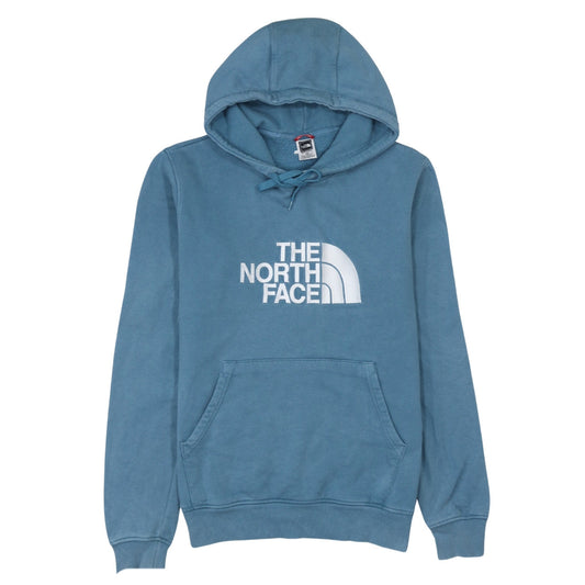 The North Face Men's Blue Pullover Hoodie M Regular Fit Cotton