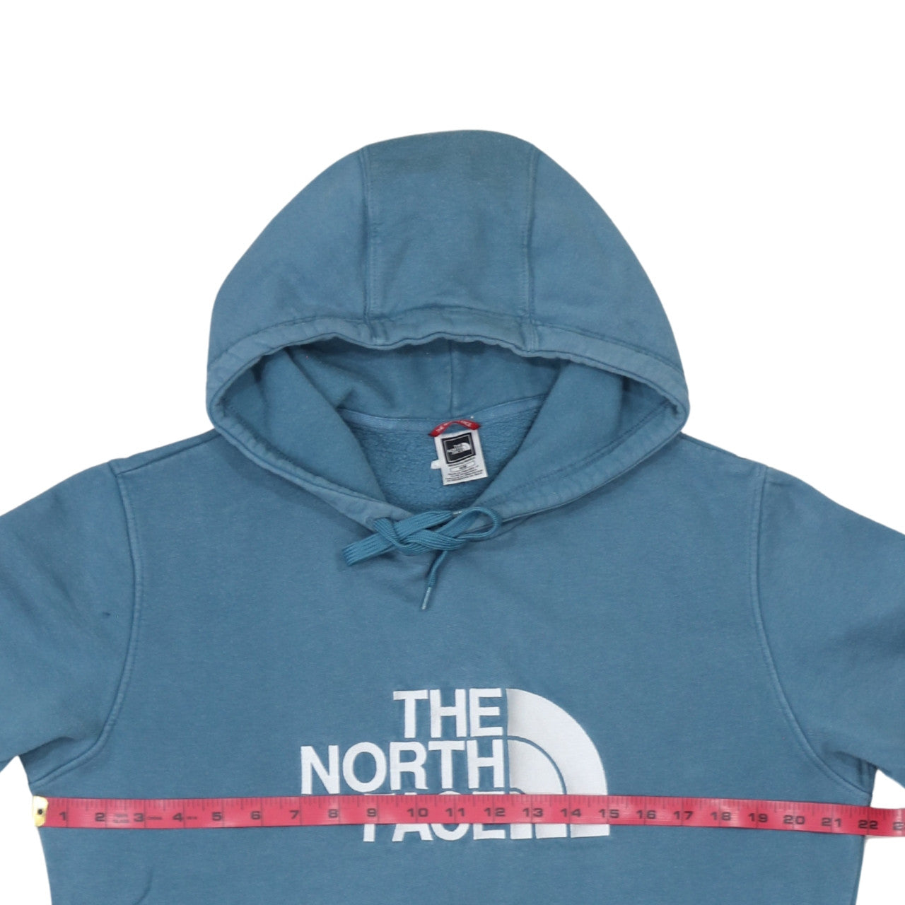 The North Face Men's Blue Pullover Hoodie M Regular Fit Cotton