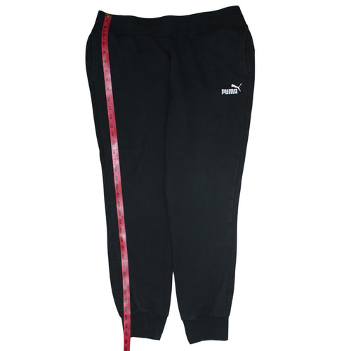 Puma Womens Black Size 16 Jogger Sweatpants Activewear Trousers