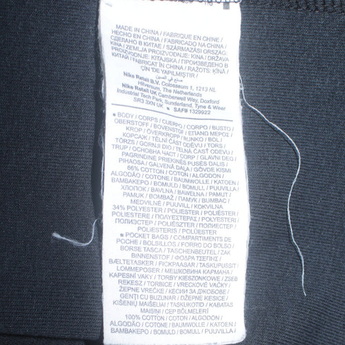 Nike Men's Black Full Zip Hoodie Size S Sports Fleece