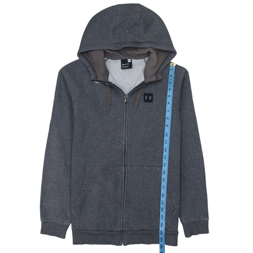 Under Armour Men's Grey Full Zip Hoodie Small Fleece