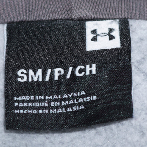 Under Armour Men's Grey Full Zip Hoodie Small Fleece