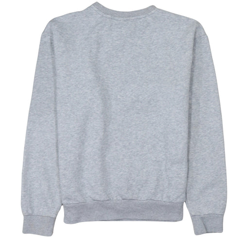 Puma Men's Grey Logo Crew Neck Pullover Sweatshirt Size S