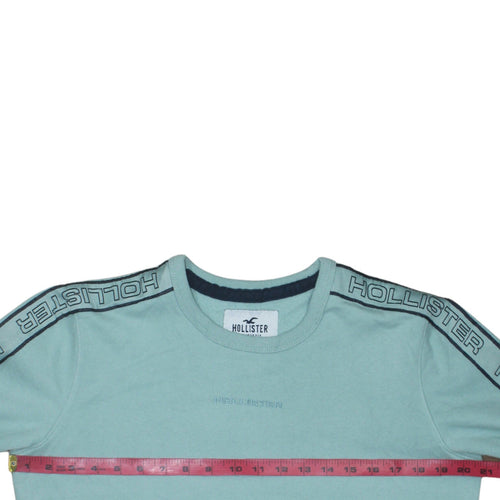 Hollister Men's Blue XS Logo Pullover Crew Neck Sweatshirt