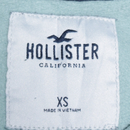 Hollister Men's Blue XS Logo Pullover Crew Neck Sweatshirt