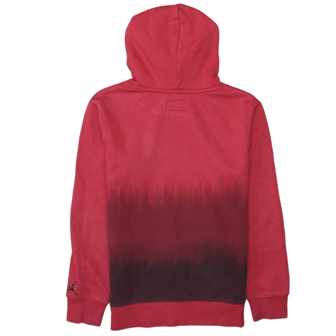 Jordan Boys Red Black Pullover Hoodie 12 Years Long Sleeve Graphic Logo