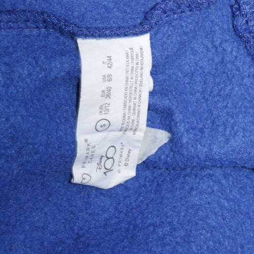 Primark Disney Blue Mickey Mouse Unisex Hoodie Size S Pullover Fleece