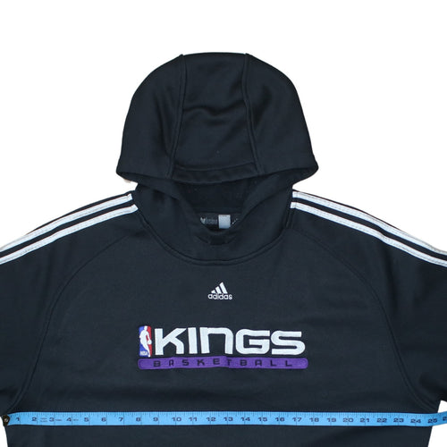 Adidas Mens Black Kings Basketball Pullover Hoodie Size L