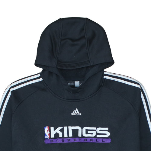 Adidas Mens Black Kings Basketball Pullover Hoodie Size L