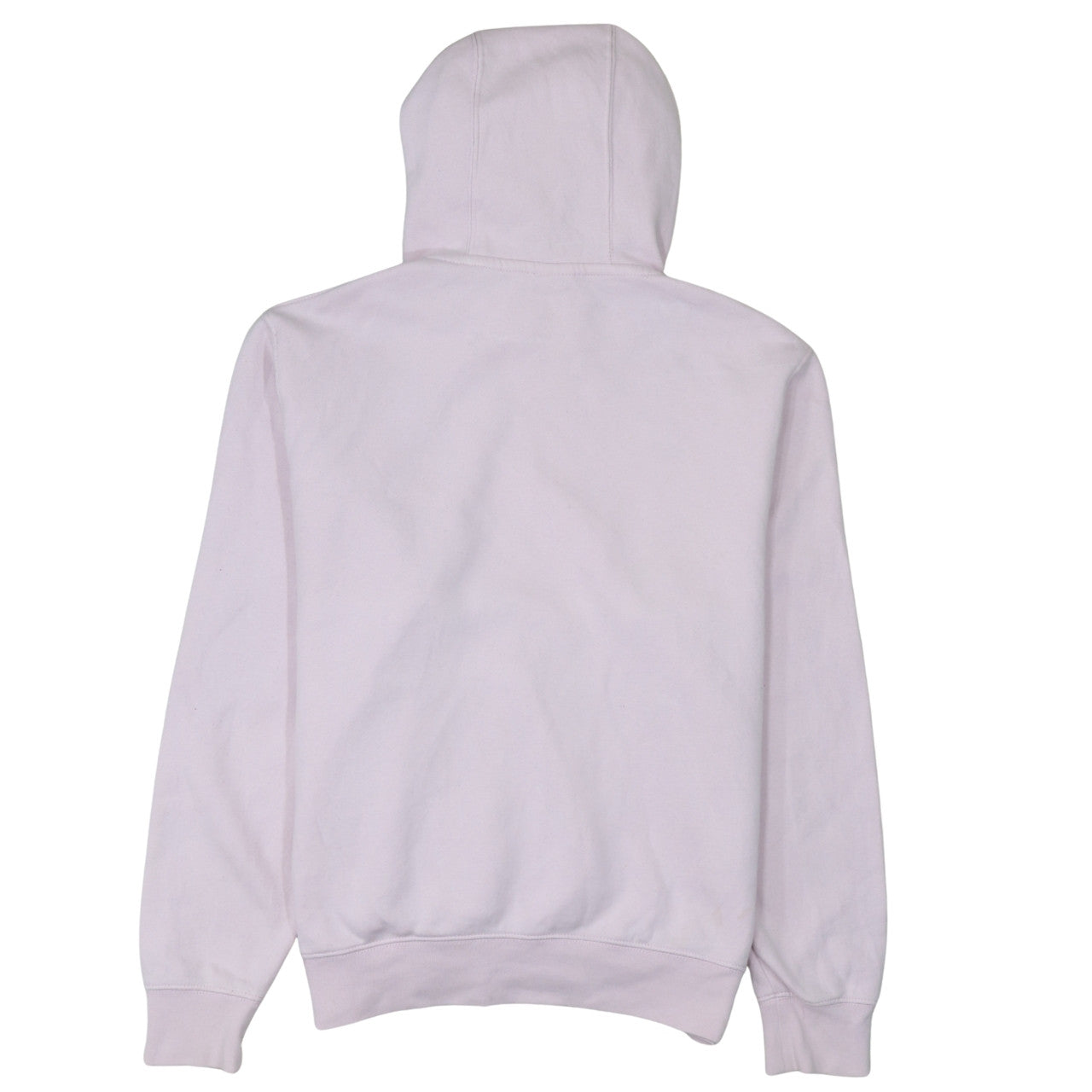 Nike Women Pink Pullover Hoodie Medium Cotton Blend Logo Sweatshirt