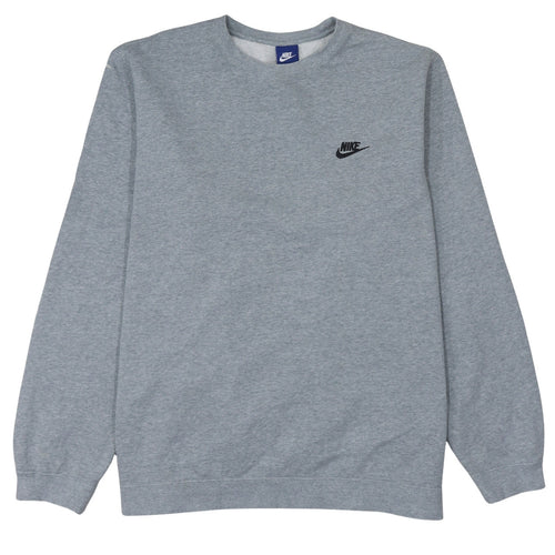 Nike Mens Grey 2XL Crew Neck Pullover Sweatshirt