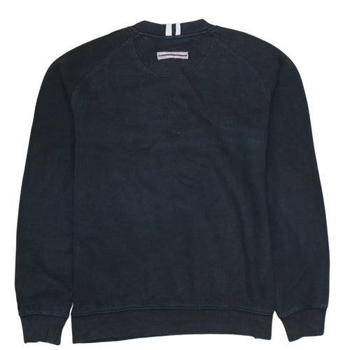 Nike Men's Black L Crew Neck Striped Logo Sweatshirt