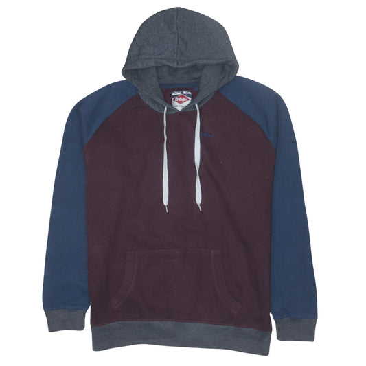 Lee Cooper Men's Multicoloured 2XL Pullover Hoodie