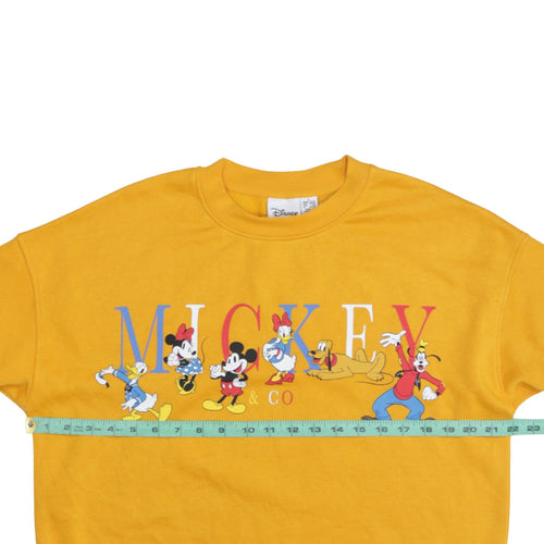 Disney Primark Women’s Yellow Mickey & Co Sweatshirt Size Small