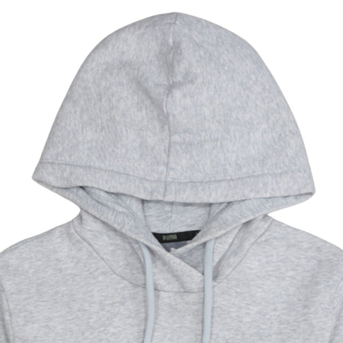Puma Womens Grey Hoodie UK 12 Pullover Logo Hooded Sweatshirt