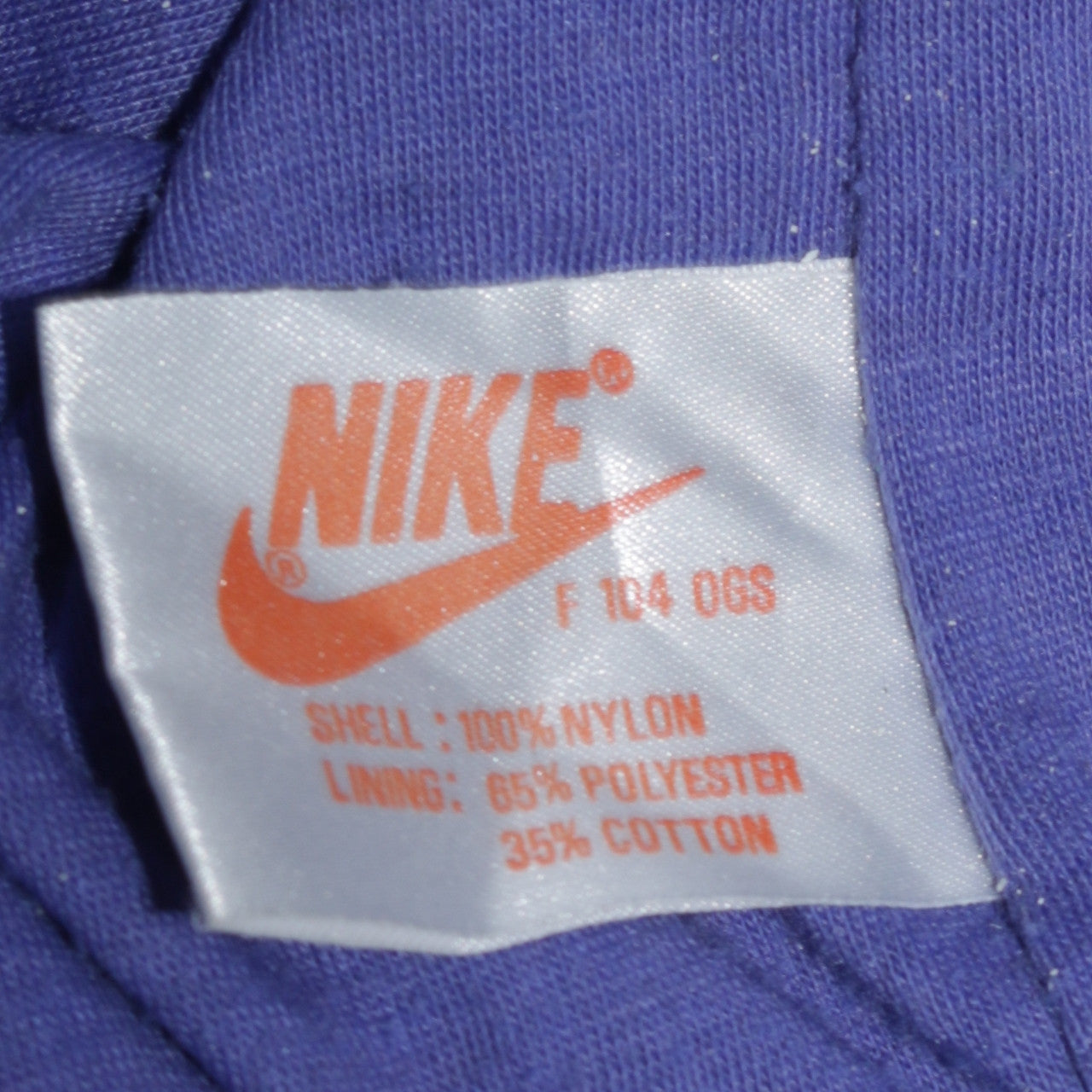 Vintage Nike Men's Purple Black Hooded Anorak Windbreaker Jacket XL