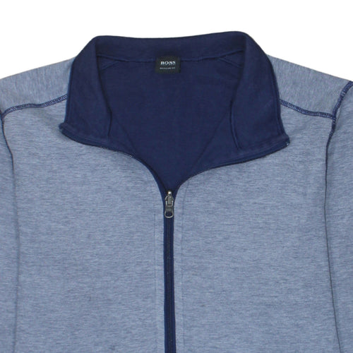 Hugo Boss Men's Blue Regular Fit Full Zip Sweatshirt Size L