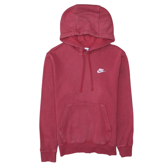 Nike Men's Red XS Pullover Hoodie Fleece Sweatshirt