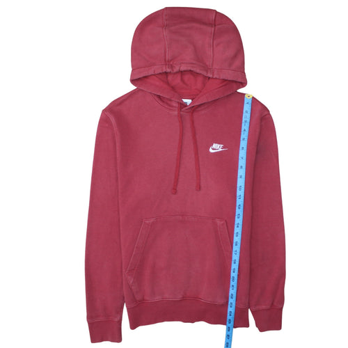Nike Men's Red XS Pullover Hoodie Fleece Sweatshirt