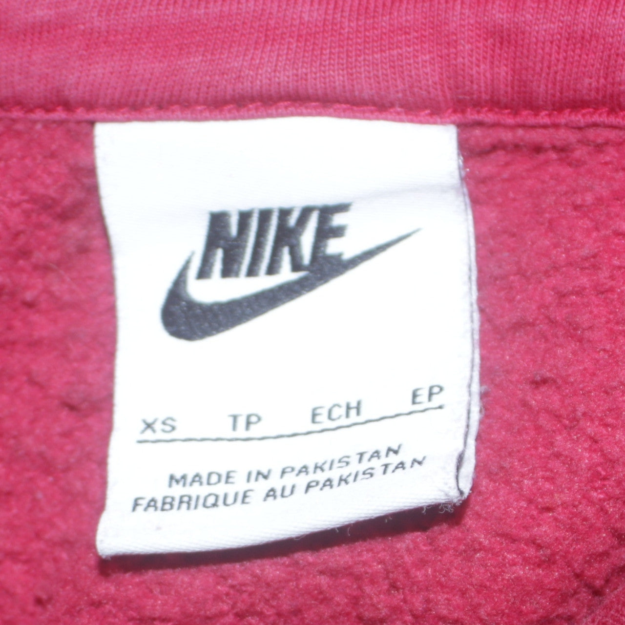 Nike Men's Red XS Pullover Hoodie Fleece Sweatshirt