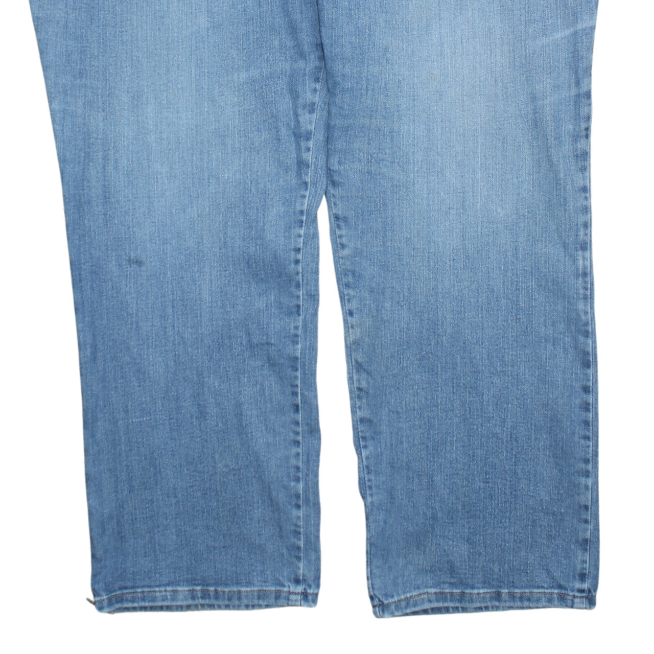 Lee Women Blue 20 Plus Straight Leg Mid Rise Stretch Jeans