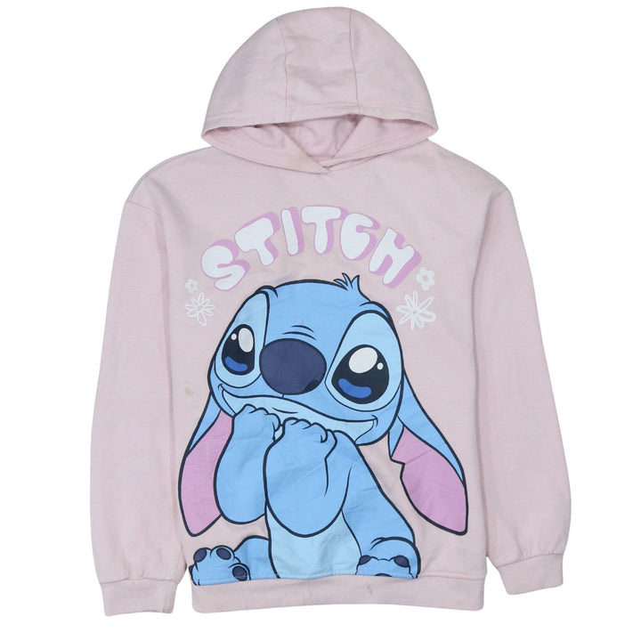 Disney Stitch Pink Pullover Hoodie Teens 12-13Y Primark Fleece