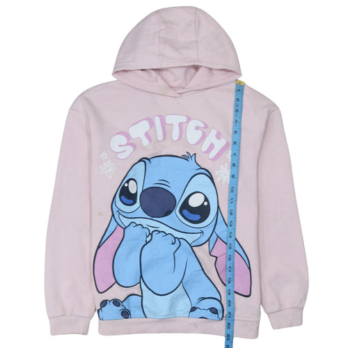 Disney Stitch Pink Pullover Hoodie Teens 12-13Y Primark Fleece