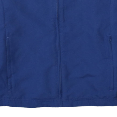 Adidas Teens Blue 164 Full Zip Sports Sweatshirt Jacket
