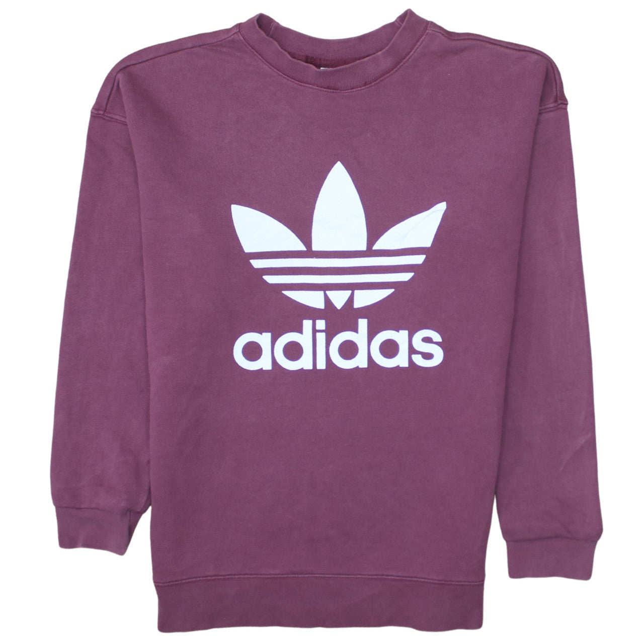 Adidas Women’s Purple Crew Neck Pullover Sweatshirt XS