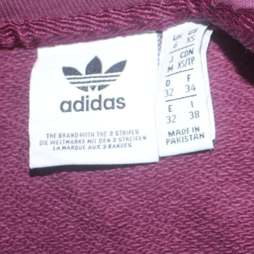 Adidas Women’s Purple Crew Neck Pullover Sweatshirt XS