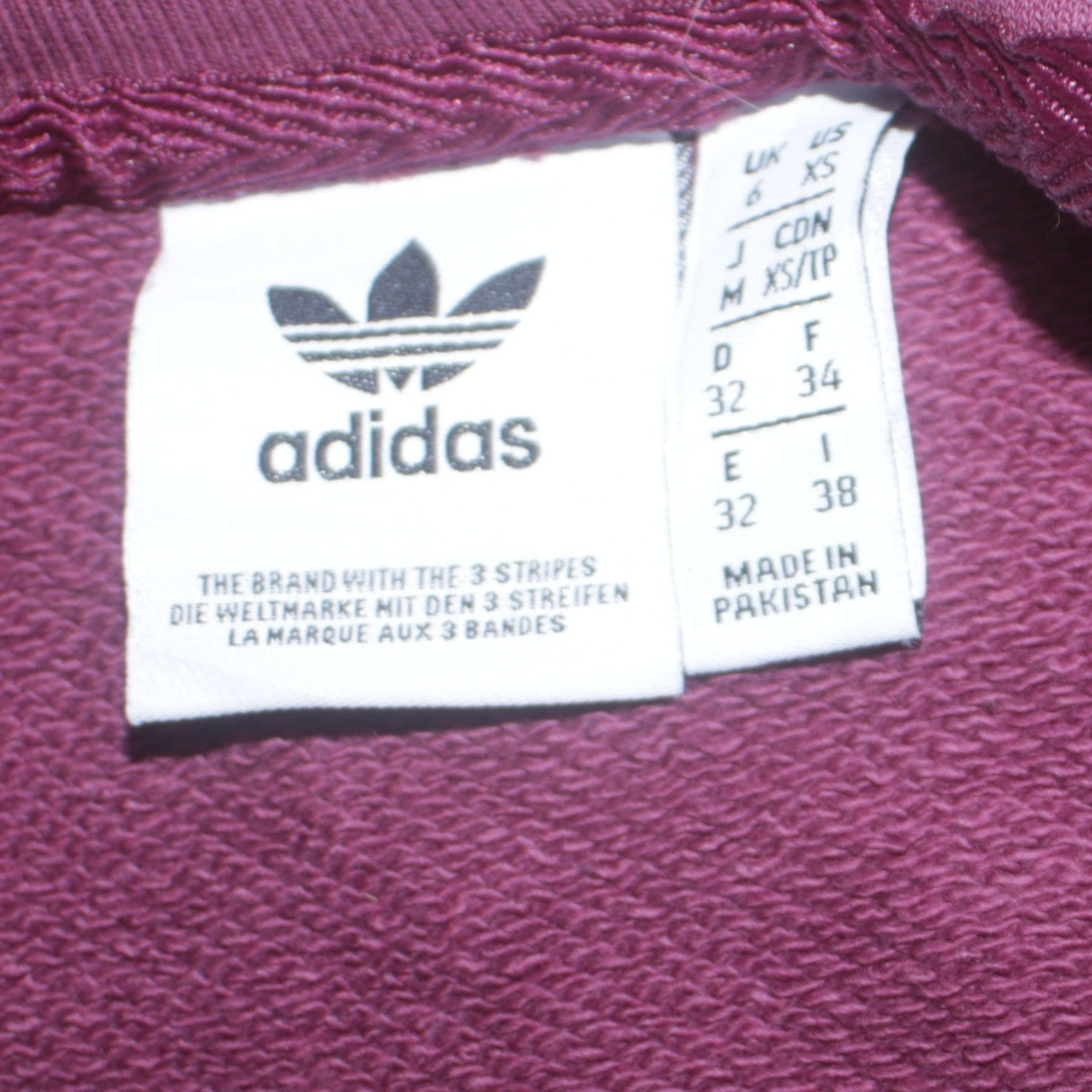Adidas Women’s Purple Crew Neck Pullover Sweatshirt XS