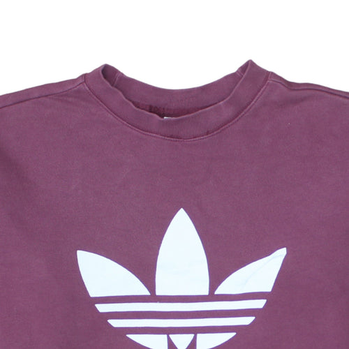 Adidas Women’s Purple Crew Neck Pullover Sweatshirt XS