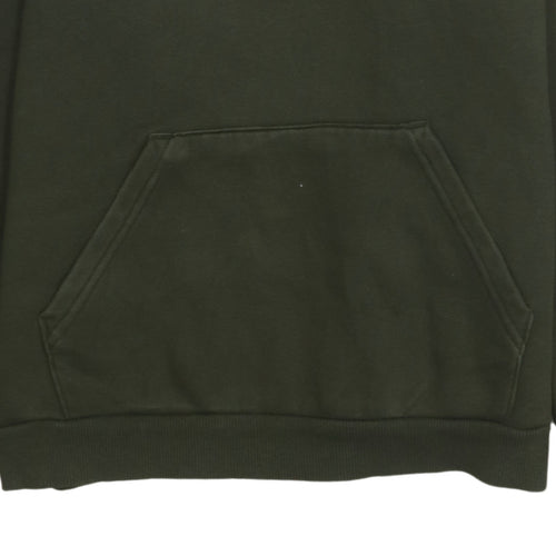 Puma Boys Green Pullover Hoodie Long Sleeve Logo Sweatshirt Size 14
