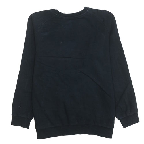 Adidas Boys Black XL Sweatshirt Long Sleeve Crew Neck Pullover